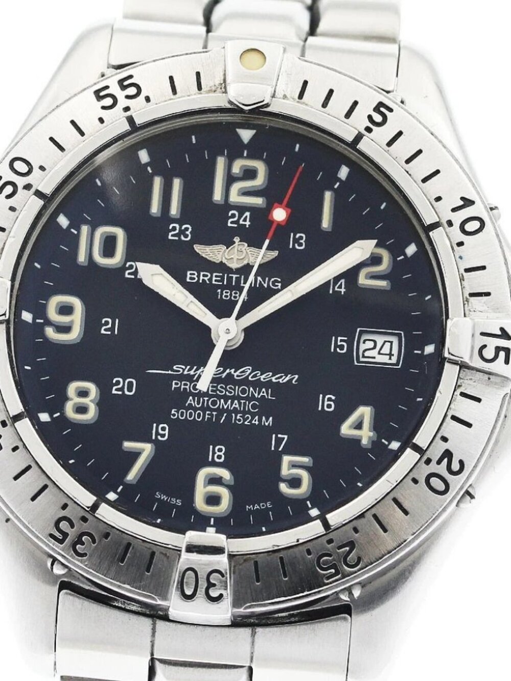 BREITLING Super Ocean A17045 Date black Dial Automatic Men's Watch